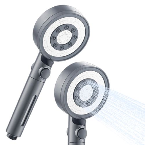 Pommeau De Douche Main 5 Modes Haute Pression Filtre 4 Couches Abs Gris