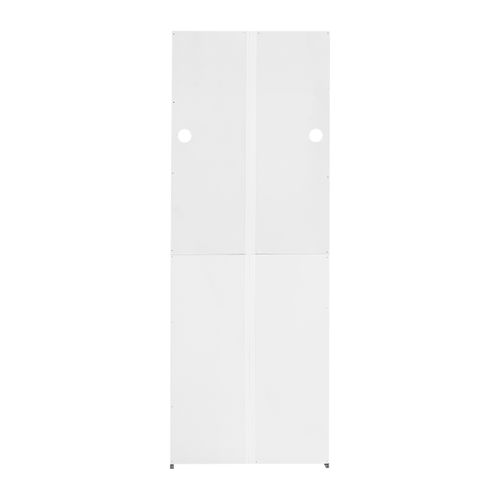 Vitrine 60x35,5x165 Cm, LED, 1 Tiroir, Étagères, Panneau De Particules, Verre, Blanc Brillant