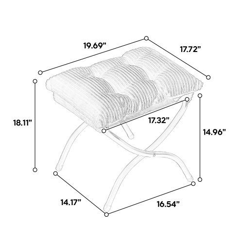 Fauteuil Relax 80x64x95 Cm Avec Pouf 50x45x46 Cm, Dossier Ergonomique, Accoudoirs, Acier, Vert Clair