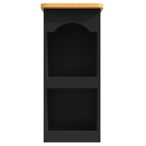 Table Extensible De Bar 137-203x39x90cm, Rotation 360°, Espace De Rangement, 6 Tiroirs, Mdf, Noir