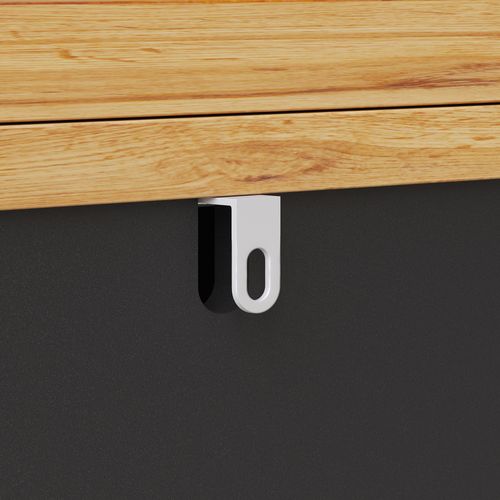 Table Extensible De Bar 137-215x39x102,3cm, Rotation 360°, 2 Tiroirs, Espace De Rangement, Mdf, Noir