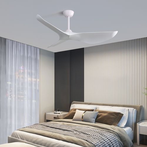 Ventilateur En Abs 132 X 132 X 30 Cm Couleur Blanc Avec Minuterie Programmable