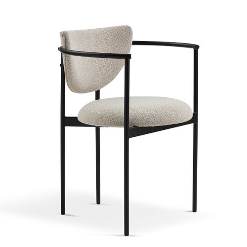 Lot De 2 Chaises 47x47x76 Cm, Avec Accoudoirs Ergonomiques, Tissu Et Métal, Couleur Kaki