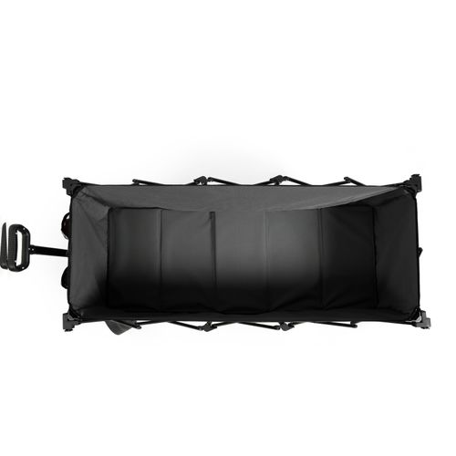 Chariot Pliant XL 300 L Acier Vert, 220 Lb, Grandes Roues Tout-terrain + Porte-gobelets