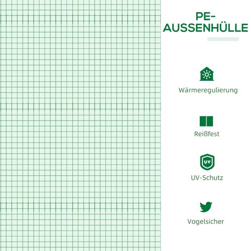 Mini Serre Tomates 180x60x60 Cm Acier Vert Foncé Avec Fenêtres Enroulables