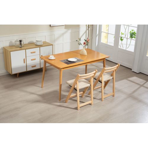 Lot De 2 Chaise Pliante En Bois, Dossier Ergonomique, Assise Rembourrée, Kaki