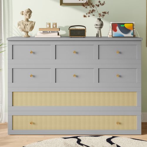 Lit Escamotable 140x200 Cm, Lit Adulte Avec Tiroirs Et Tête De Lit De Rangement, En Bois, Gris