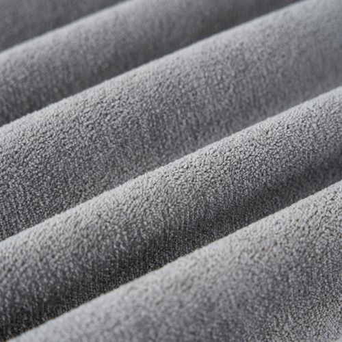 Canapé D’angle Convertible Avec Rangement Et Méridienne Réversible En Chenille Gris