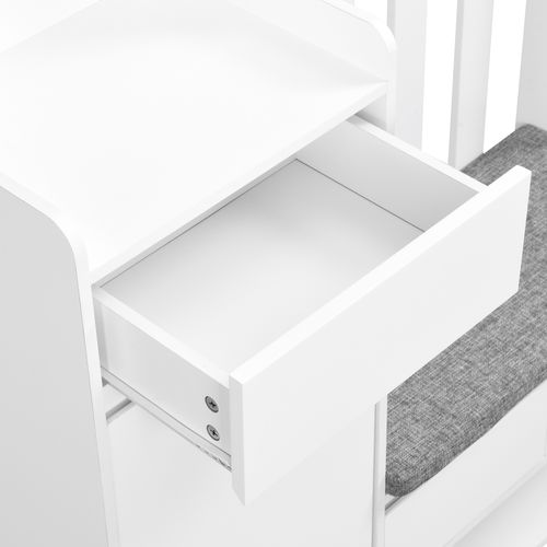 Meuble D’entrée Blanc Avec Banc Et Patères - Vestiaire Multifonction Avec Espace Rangement - Blanc