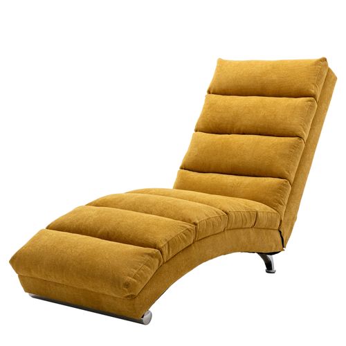 Fauteuil Massant Électrique Relax, 5 Programmes De Massage, Capacité 250 Kg – Jaune Moutarde