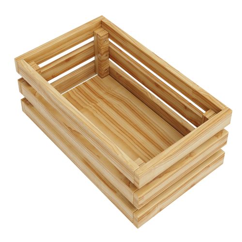 Îlot De Cuisine - Meuble Multifonction - Paniers En Pin - Rangement Intégré - Mdf - Blanc+naturel