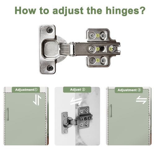Îlot De Cuisine -rangement -3 Tiroirs Silencieux - 3 Portes -étagères Réglables - Blanc Effet Marbre