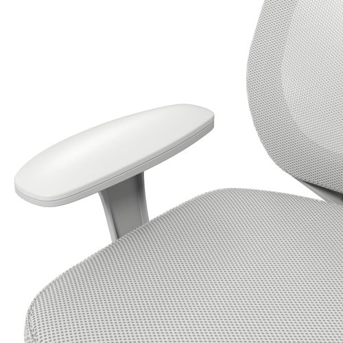 Chaise De Bureau Pivotante Réglable En Hauteur -design Ergonomique Et Confortable - Polyester - Gris