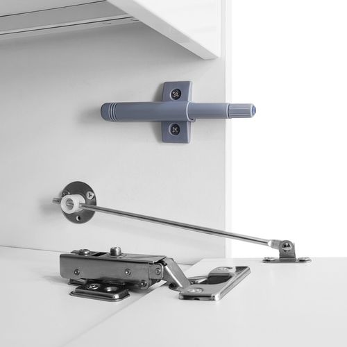 Meuble TV Moderne Avec LED Intégrée, Portes Et Tiroirs De Rangement, Finition Blanc Brillant