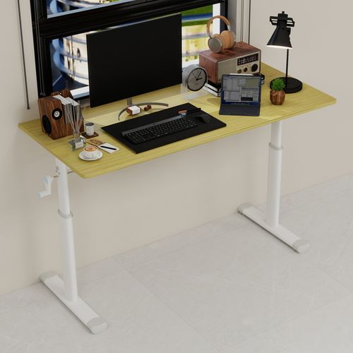 Bureau Réglable En Hauteur Modulable Enfant Adulte, 120x60x90 Cm, Métal