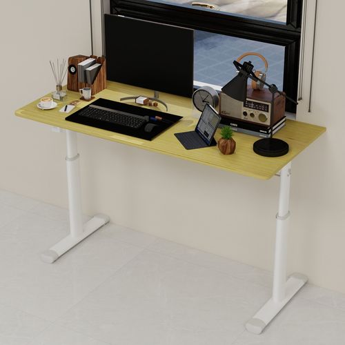 Bureau Réglable En Hauteur Modulable Enfant Adulte, 120x60x90 Cm, Métal