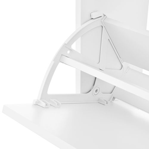 Meuble à Chaussures - 3 Portes - Anti-basculement - Rangement - Entrée Ou Salon - Mdf - Blanc