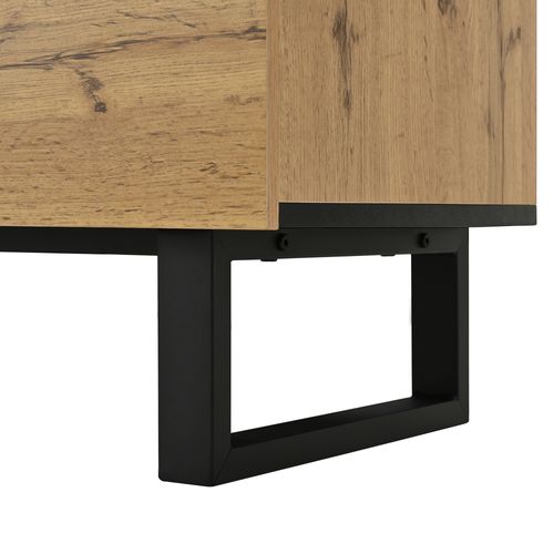 Meuble TV Moderne - Table TV Basse - Rangement - Étagères Ouvertes - Meuble De Salon