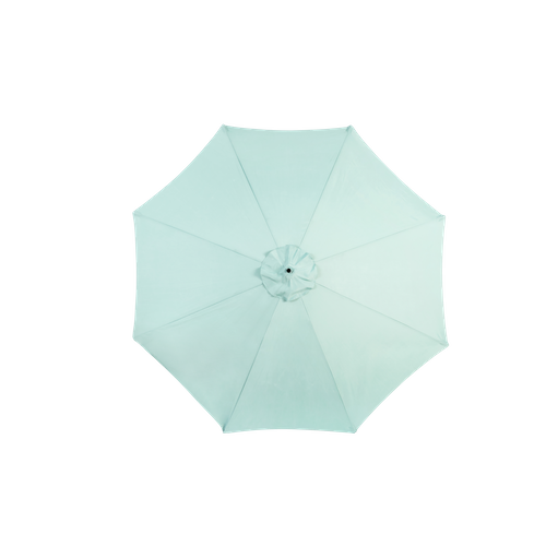 Parasol Déporté Double 4,5 M Avec Mât En Acier Vert Clair