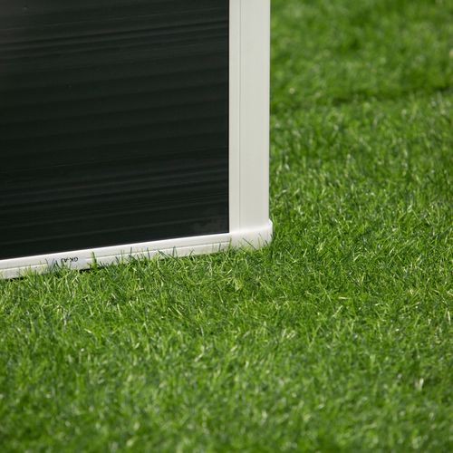 Carré Potager 60x60x30 Cm Avec Drainage En Plastique Gris