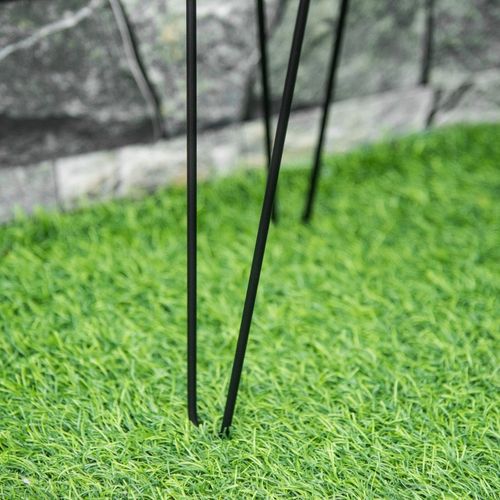 Porte-plantes En Métal Avec Structure En Acier Noir