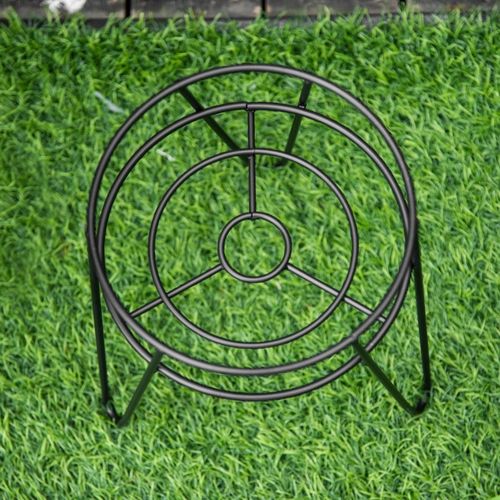 Porte-plantes En Métal Avec Structure En Acier Noir