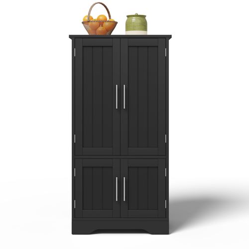 Haut Meuble De Rangement 120x60x40 Cm En Mdf Noir, Portes à Motif 3d Et Éclairage LED Capteur