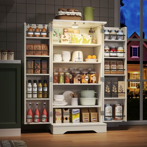 Buffet Haut 120x40x180 Cm En Mdf Noir Avec Éclairage LED Multicolore Pilotable