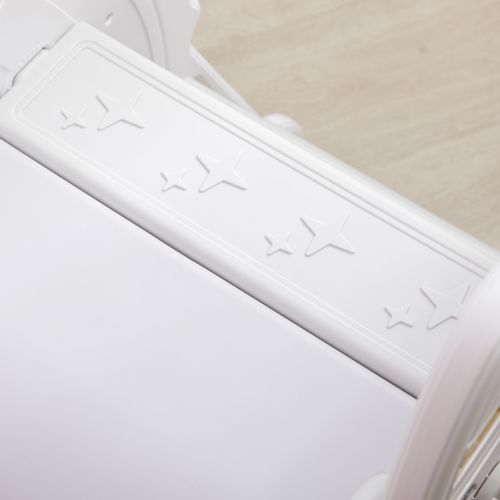 Toboggan Toboggan 157x46,5x80 Cm En Polyéthylène Gris, Design Fusée Sécurisé Pour 1,5-3 Ans