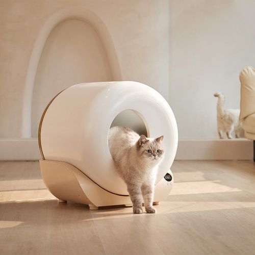 Litière Autonettoyante Grande Capacité Avec Sécurité Intégrée Et Anti-odeurs