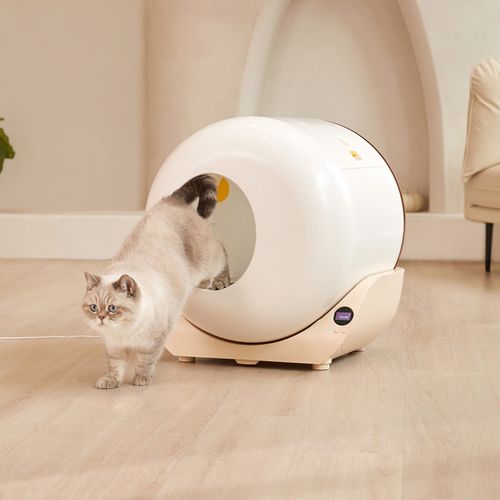 Litière Autonettoyante Grande Capacité Avec Sécurité Intégrée Et Anti-odeurs