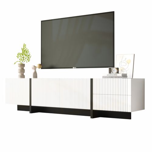 Meuble TV 190 Cm Avec 3 Portes Et 2 Tiroirs