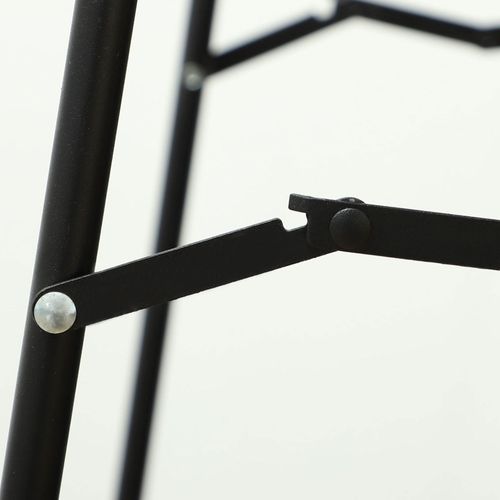 Miroir 150x50 Cm Noir, Miroir Pleine Longueur Sans Cadre, Design En Arc, Film Anti-éclats