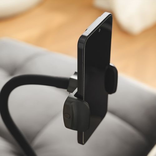 Fauteuil D'appoint 83x167x76 Cm En Velours Gris Foncé, 3-en-1 Avec Porte-gobelets Et Poche