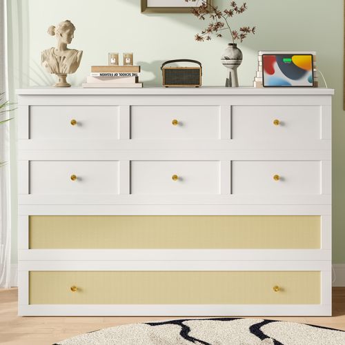 Lit Coffre 140x200 Cm Avec Rangement Et Prises USB