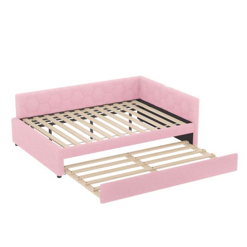 Lit Gigogne 140x200 Cm Avec Rose