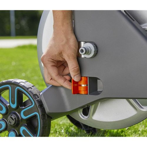 Dévidoir Métal Sur Roues Cleverroll L Easy - Longueur Max 100m - Pour Grand Jardin - Garantie 5 Ans