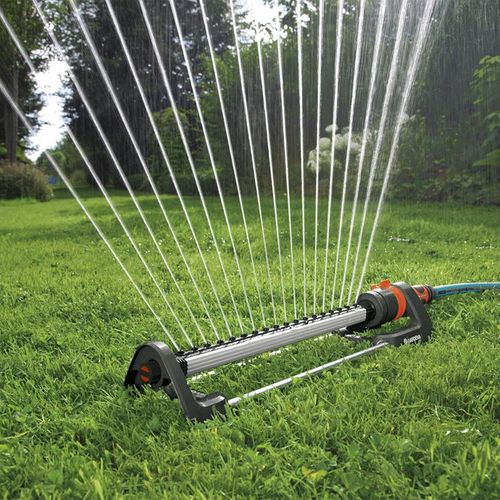 Arroseur Oscillant Aqua L - Surface 280m² - Portée 18m Max - Résistant Uv Et Gel - Garantie 5 Ans