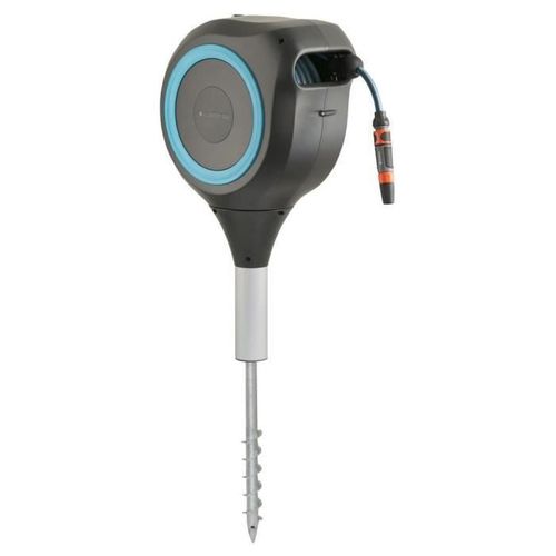 Dévidoir Automatique Sur Pic Rollup M Liseret Bleu - Longueur 20m - Ø11 Mm - Kit Complet