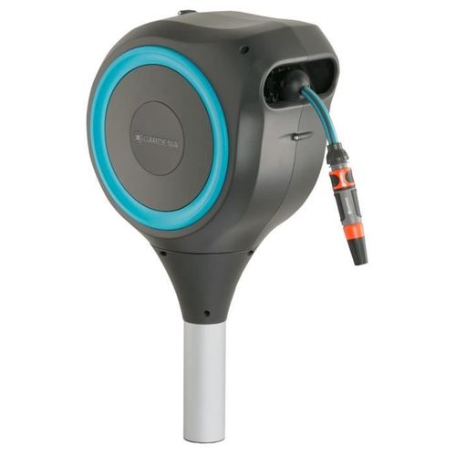 Dévidoir Automatique Sur Pic Rollup M Liseret Bleu - Longueur 20m - Ø11 Mm - Kit Complet