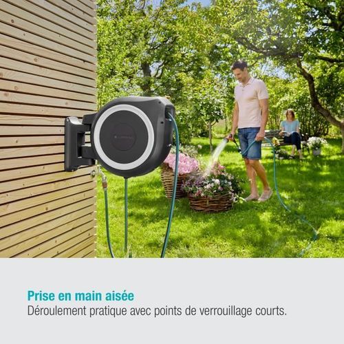 Gardena Dévidoir Automatique Mural Rollup M/l 25 M