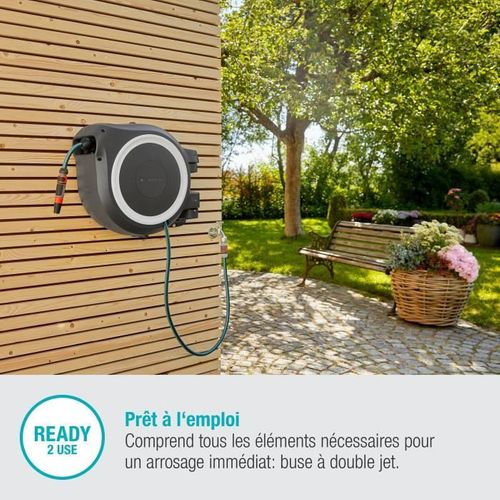 Gardena Dévidoir Automatique Mural Rollup M/l 25 M