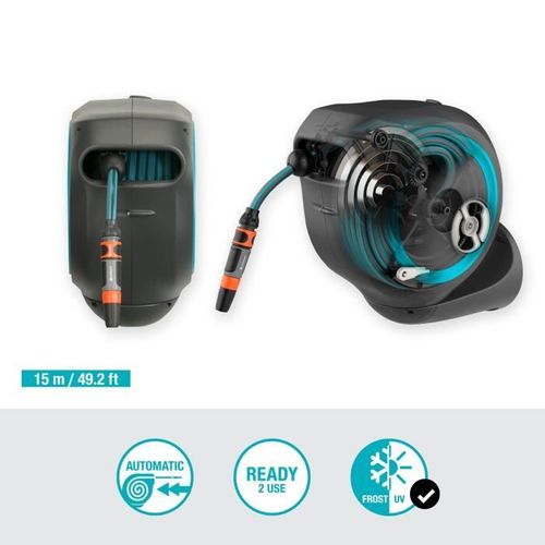Dévidoir Automatique Mural Jardin 15 M