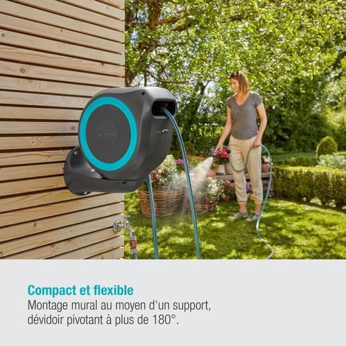 Dévidoir Automatique Mural Jardin 15 M