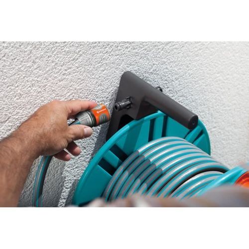 Dévidoir Mural Classic 60 – Longueur 60m Max – Adapté Tout Diamètre – Kit Complet Pret à L'emploi