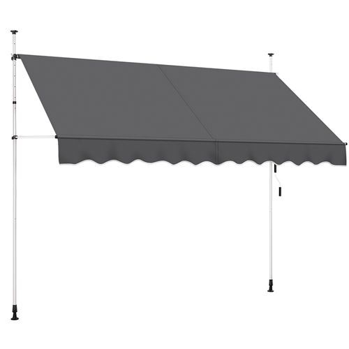 Store Banne Manuel Avec Manivelle Auvent Rétractable 300 X 120 Cm