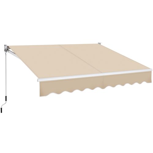 Store Banne De Balcon Auvent Rétractable 250 X 200 Cm Beige