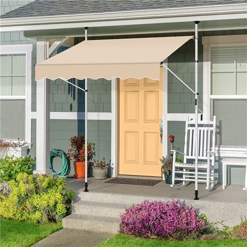 Store Banne Rétractable Et Manuel Pour Terrasse Balcon 200 X 120 Cm