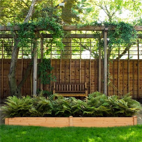 Carré Potager Surélevé Bac Potager En Bois Bac à Fleurs