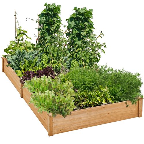 Carré Potager Surélevé Bac Potager En Bois Bac à Fleurs